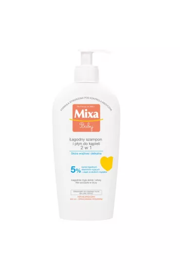 Mixa Baby �agodny szampon i p�yn do k�pieli 2w1 400 ml
