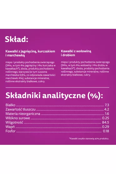 Whiskas Mokra karma dla kota mix smak�w w sosie saszetki 4x85 g