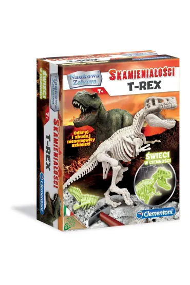 Skamienia�o�ci T-rex fluorescencyjny 60889 Clementoni