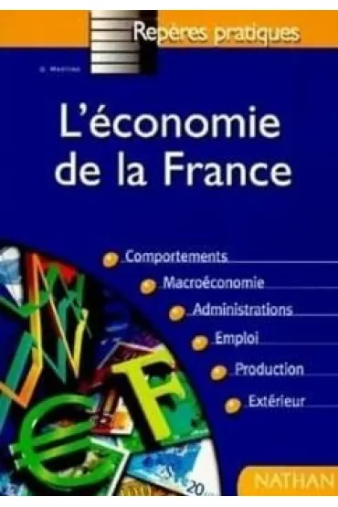 Reperes pratiques Economie de la France - Daniel Martina