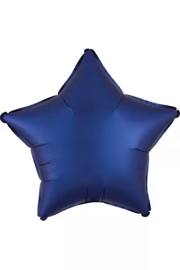 Amscan Balon foliowy Lustre Navy niebieski gwiazda 48cm