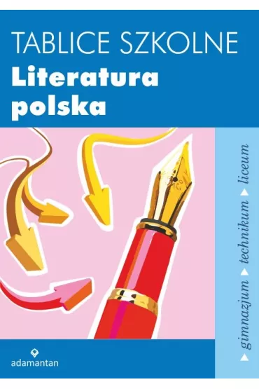 Tablice szkolne. Literatura polska