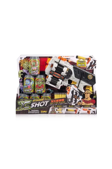 Pistolet na dyski i strza�ki X-SHOT zombie xcess zestaw (XSH01164) * Formatex