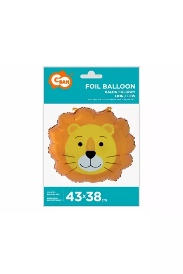 Godan Balon foliowy Lew 43cm
