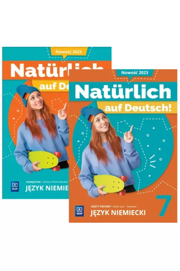 Pakiet Nat�rlich auf Deutsch! J�zyk niemiecki. Szko�a podstawowa. Klasa 7. Podr�cznik z zeszytem �wicze� - Anna Potapowicz