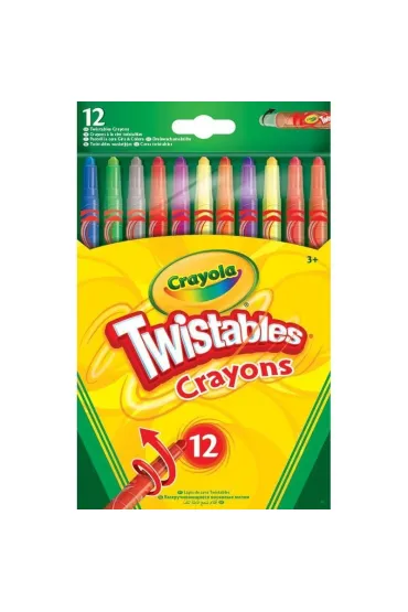 Crayola Kredki �wiecowe wykr�cane 12 kolor�w