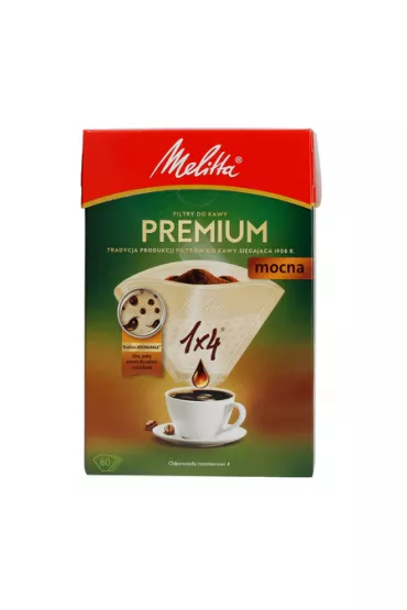 Melitta Papierowe filtry do kawy 1x4 Premium 80 szt.