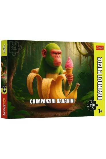Puzzle 200 el. BrainRots Chimpanzini Bananini Trefl