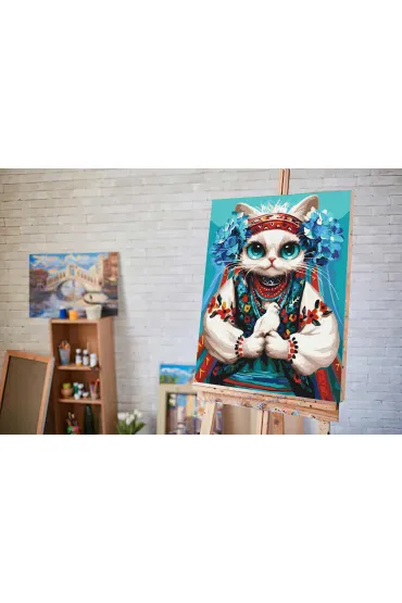 Twoje Hobby Malowanie po numerach - Kot Volya 40x50cm