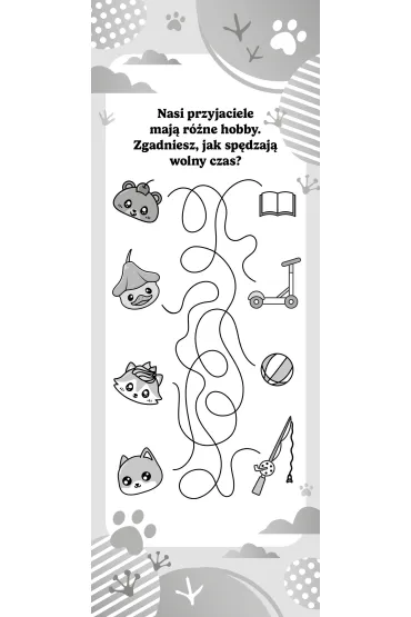 Wydrapywanka 80X215 Zwierzaki. Zadania & zdrapki SKRZAT 074895 - Wioleta �y�owska