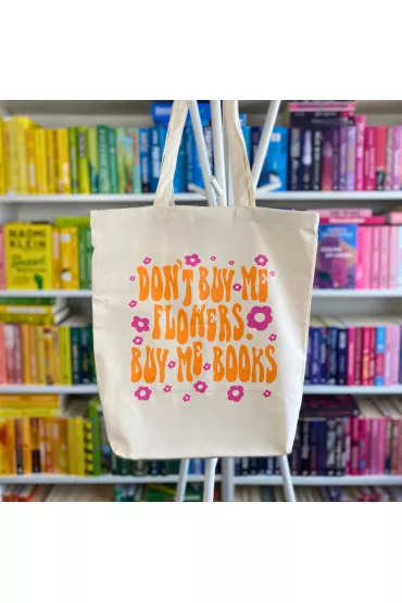 Torba baweniana YOUNG: BOOKS NOT FLOWERS