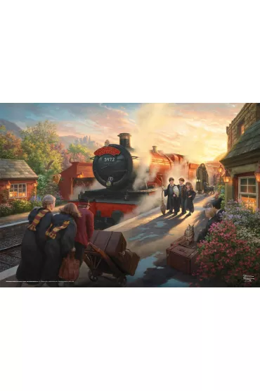 Puzzle 1000 el. PQ Thomas kinkade Harry Potter Hogwart Schmidt - Thomas  Kinkade