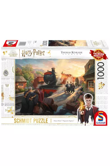 Puzzle 1000 el. PQ Thomas kinkade Harry Potter Hogwart Schmidt - Thomas  Kinkade