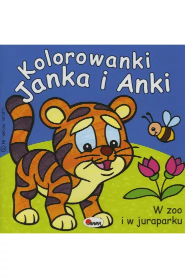 Kolorowanki Janka i Anki. W zoo i juraparku - Mariola Budek