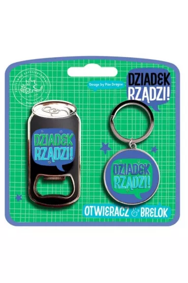 Set Otwieracz + Brelok dla Dziadka - Dziadek rz�dzi!