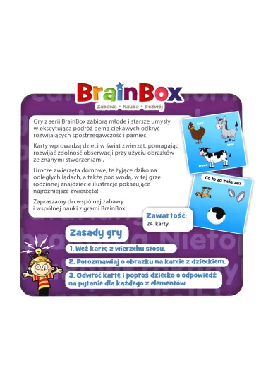 BrainBox. Poznaj zwierzta Rebel - Wyatt Gary
