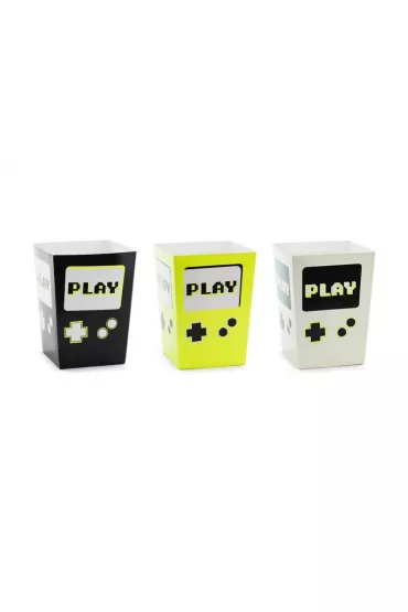 PartyDeco Pude�ka na popcorn Play 7 x 7 x 12cm 6 szt.