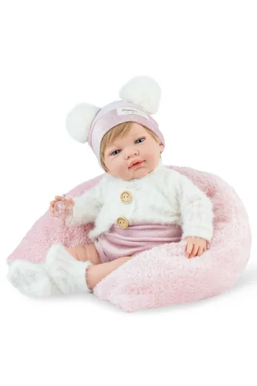 Lalka hiszpa�ska Reborn Sweet Baby z poduszk� 42cm Marina Pau