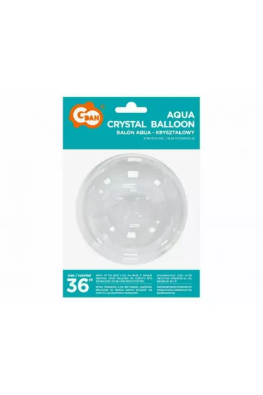 Godan Balon Aqua kryszta�owy bez nadruku 92cm