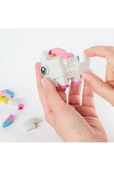 KLOCKI KONSTR SNAPETS UNICORN 114EL AKC KIDEA PU