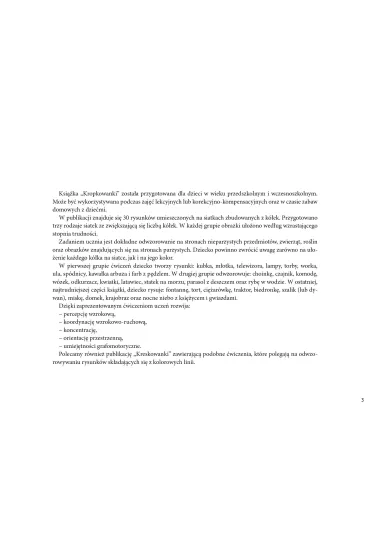 Kropkowanki �wiczenia do wykorzystania w terapii pedagogicznej oraz na zaj�ciach korekcyjno-kompensacyjnych - Magdalena Hinz