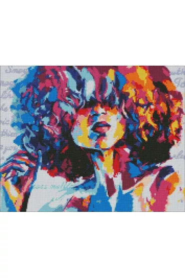 Ideyka Diamentowa mozaika - Jasny obraz 40x50cm