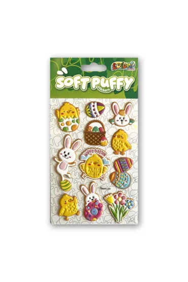 Naklejki Penmate Kolori Puffi SWPE-3201 Happy Easter I