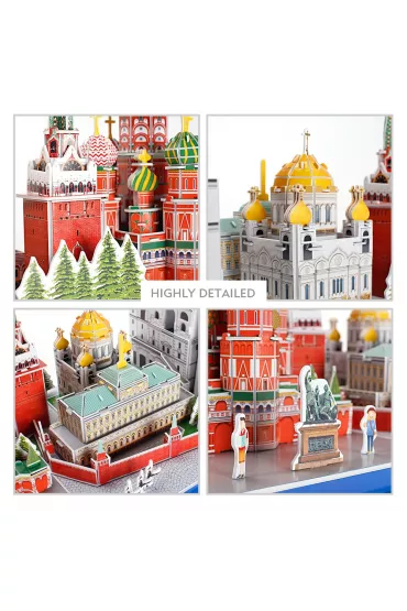 Puzzle 3D 107 el. City Line Moscow Cubic Fun