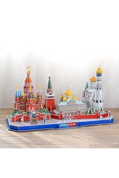Puzzle 3D 107 el. City Line Moscow Cubic Fun