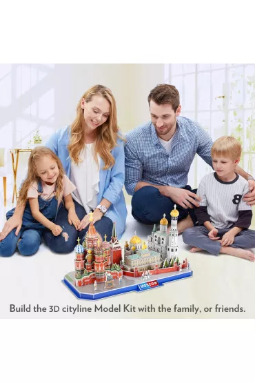 Puzzle 3D 107 el. City Line Moscow Cubic Fun