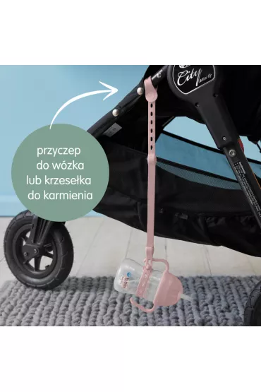 b.box Smycz do bidonu, r�owa