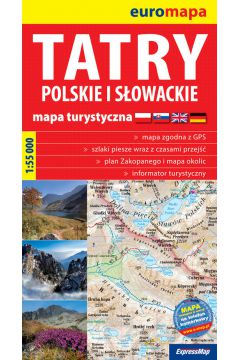 see you! in? Mapa turystyczna Tatry polskie i sowackie 1:55 000