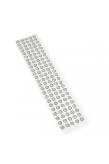 Polsirhurt Kryszta�ki samoprzylepne srebrne 10mm
