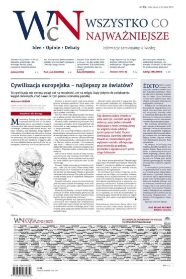Wszystko, co Najwa�niejsze nr 63 - Red Micha�  Kleiber