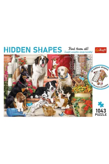 Puzzle Hidden Shapes 1043 el. Psia zabawa Trefl