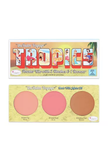 The Balm Tropics Powder Trio paleta do makija�u 8.5 g