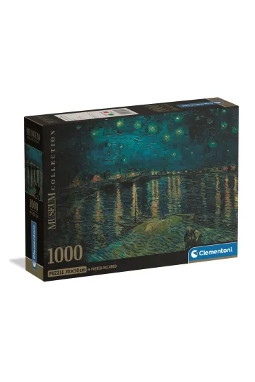 Puzzle 1000 el. Museum Van Gogh - Notte Stellata Clementoni