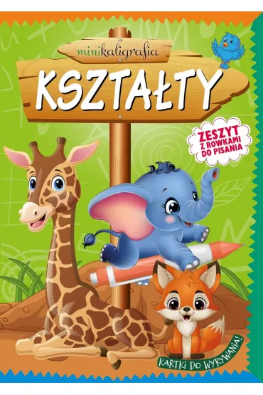 Minikaligrafia. Kszta�ty. Zeszyt z rowkami do pisania