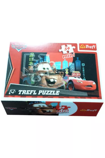 Puzzle mini 54 el. Auta Z�omek Trefl