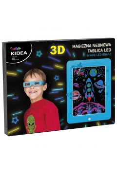 Kidea Magiczna neonowa tablica 3D led