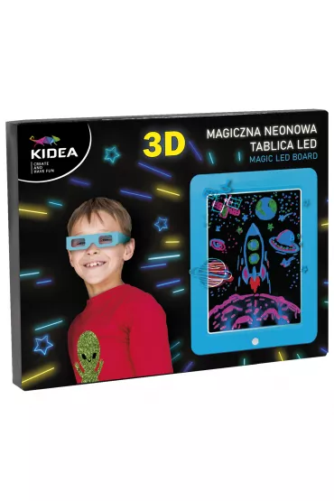 Kidea Magiczna neonowa tablica 3D led