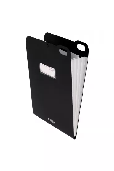 WPC Organizer pionowy Strigo A4 z 5 przek�adkami czarny