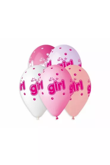 Godan Balon premium 13 Girl 5 szt.