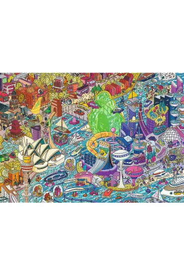 Puzzle 1000 el. UFT Eye-Spy Time Travel: Sydney Trefl