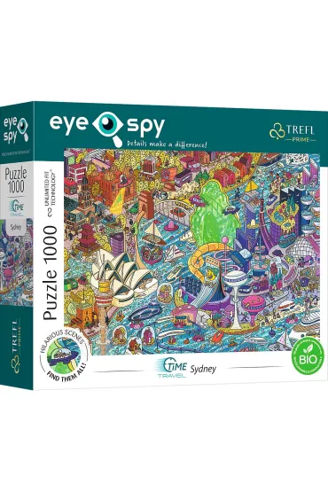 Puzzle 1000 el. UFT Eye-Spy Time Travel: Sydney Trefl