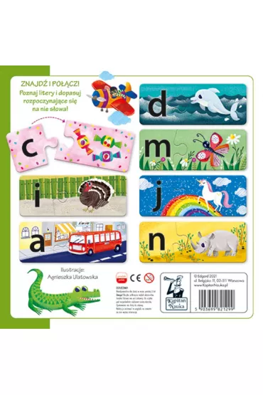 Puzzle Kapitan Nauka. Uk�adanki malucha. Alfabet Edgard - Agnieszka Ulatowska