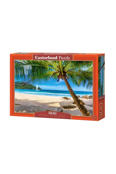 Puzzle 500 el. Holidays in Seychelles Castorland