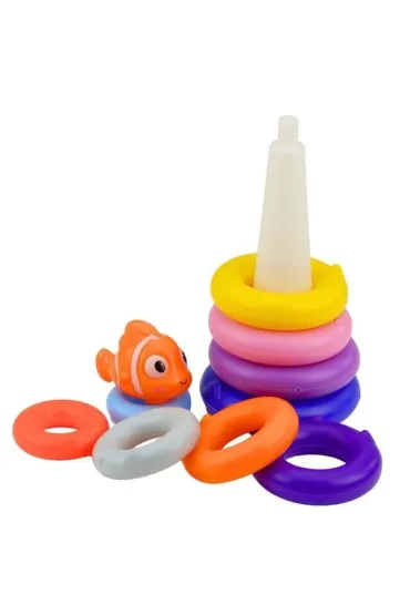Uk�adanka edukacyjna piramida ko�ka 10el. LeanToys