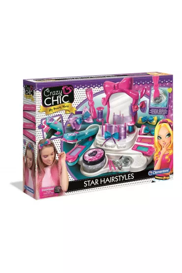 Zestaw Salon fyzjerski Crazy chic78420 Clementoni