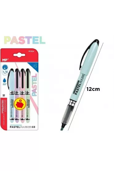 Mp Main Paper Zakre�lacz pastelowy 1,0/3,0mm 4 szt.